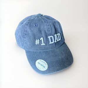 Tommy Bahama Men's Dark Blue Embroidered  #1 Papa Adjustable  Hat